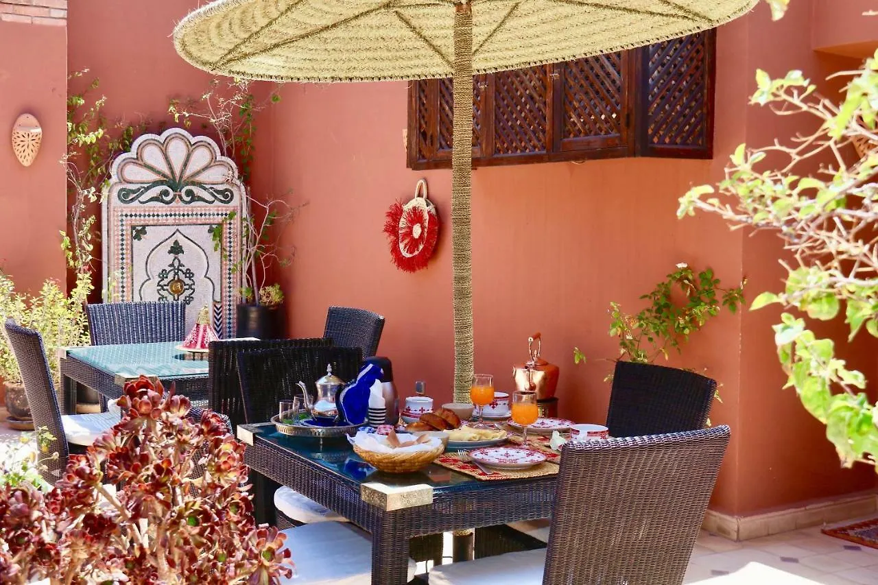 Marockansk riad Dar Pamella Hotell Marrakesh