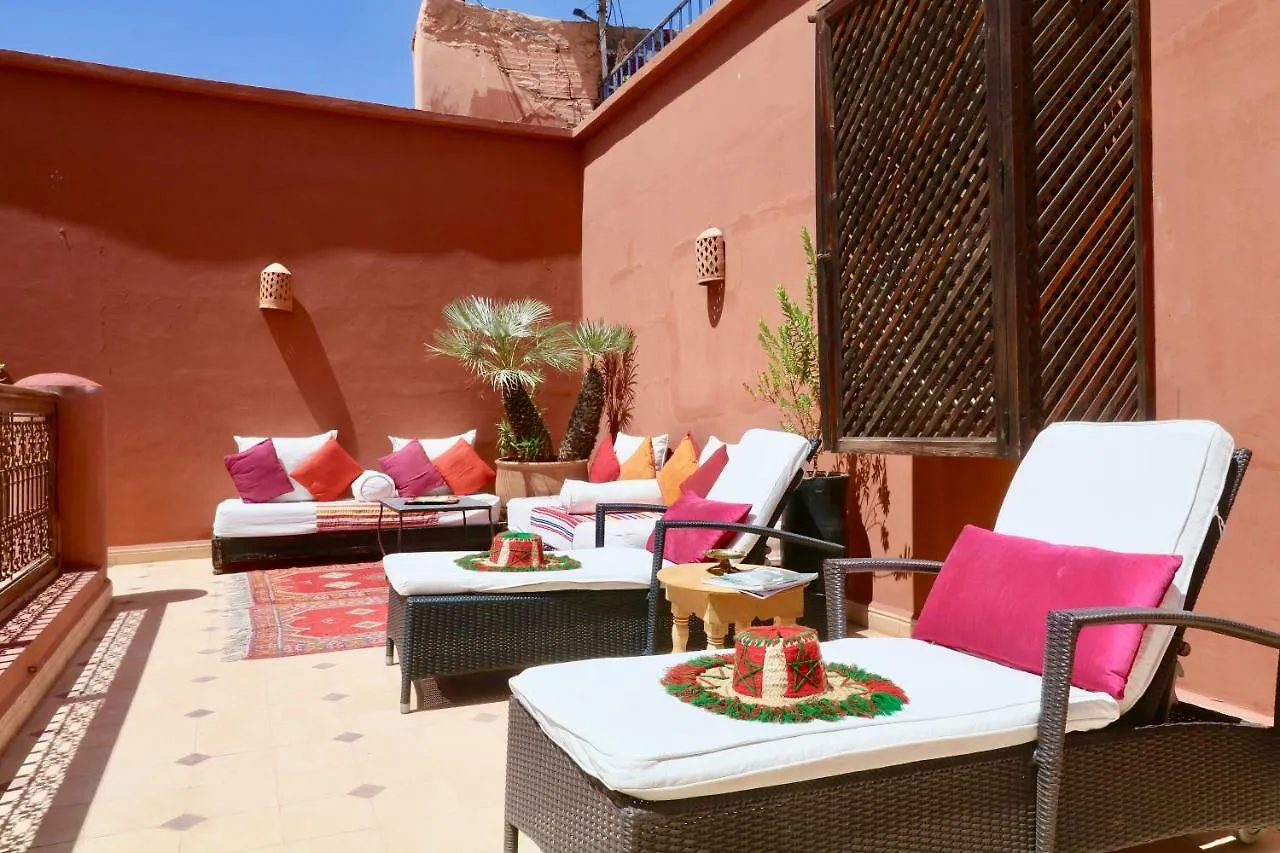 Marockansk riad Dar Pamella Hotell Marrakesh