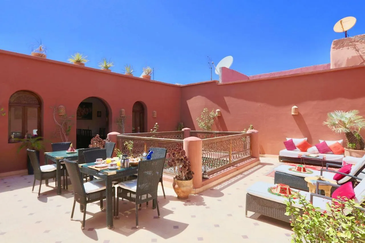 Marockansk riad Dar Pamella Hotell Marrakesh